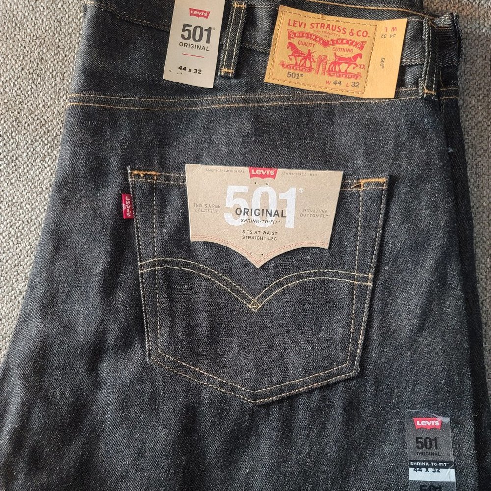 Levi's 501 Original  Black W44 L32